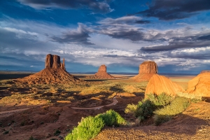 Monument Valley Sonnenuntergang (2)
