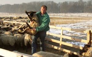 der Hirte im Winter
