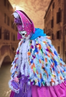 Karneval in Venedig Harlekin