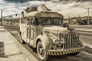 old Bus Yucca Valley